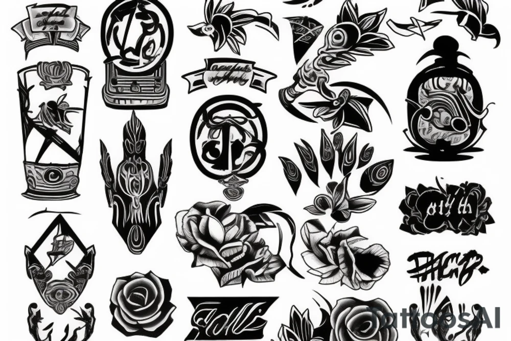 a tattoo with this word: "MobiTattoo" tattoo idea