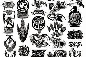 a tattoo with this word: "MobiTattoo" tattoo idea