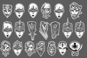 girl,boys,sword tattoo idea