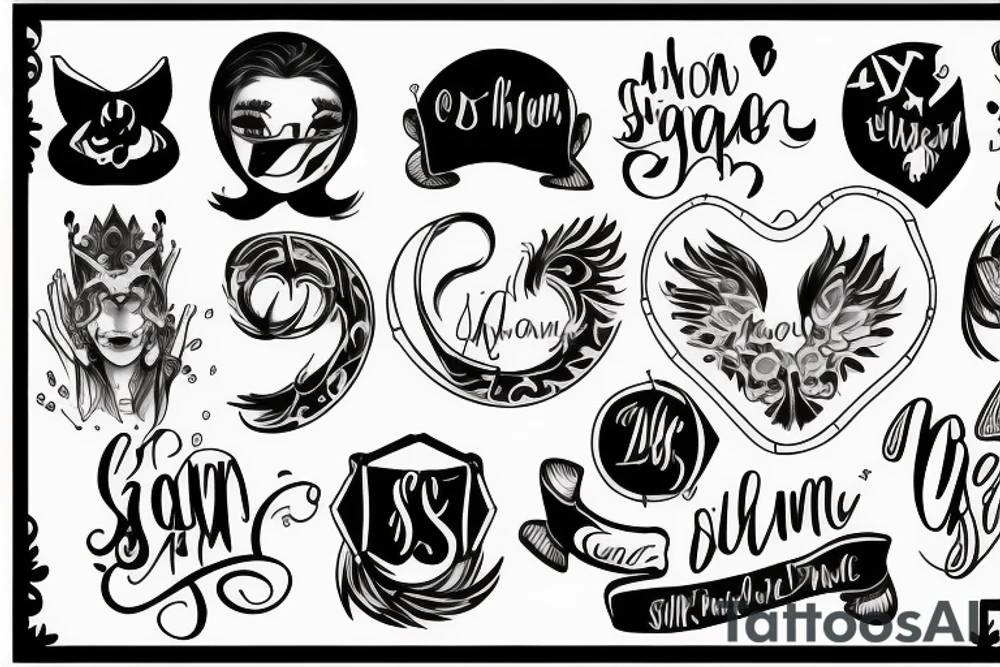 Hooman name tattoo idea