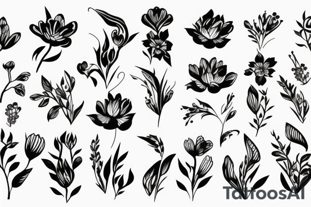 Flower tattoo idea
