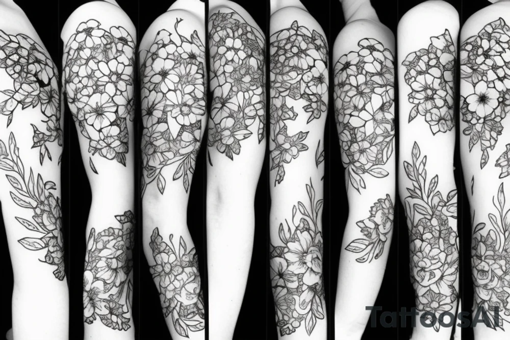 Flower tattoo idea