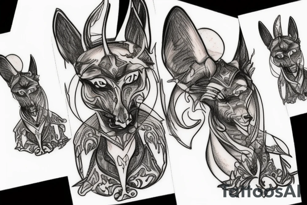 Anubis tattoo idea
