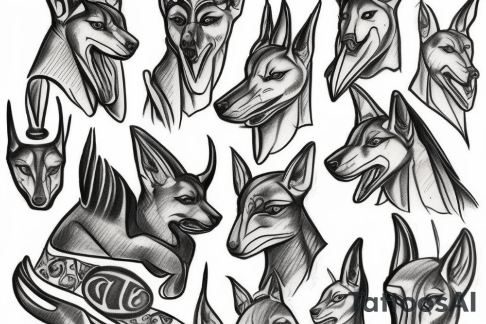 Anubis tattoo idea