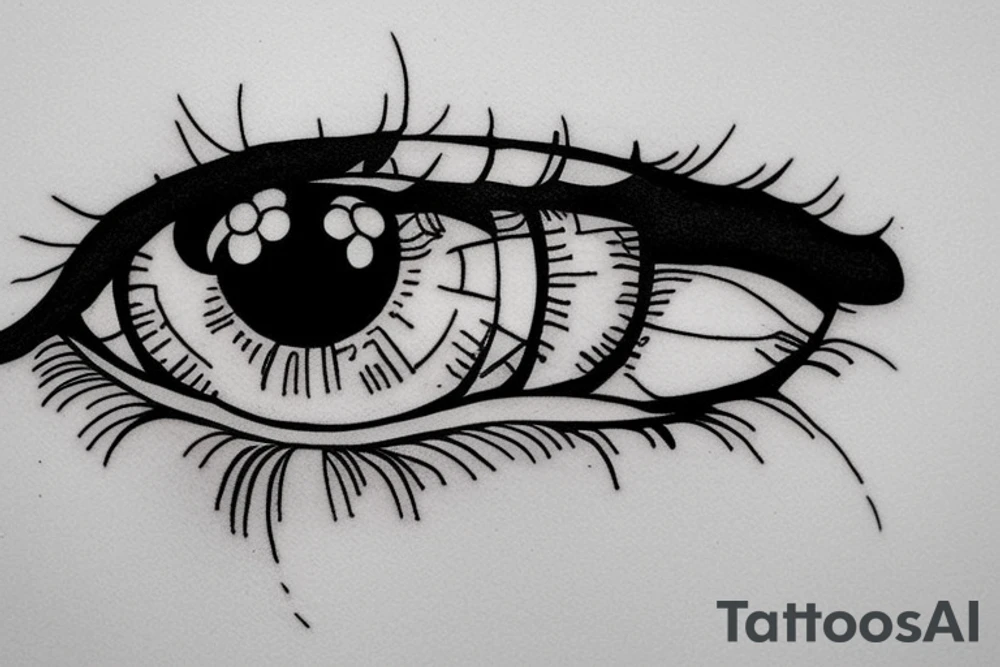 god eye tattoo idea