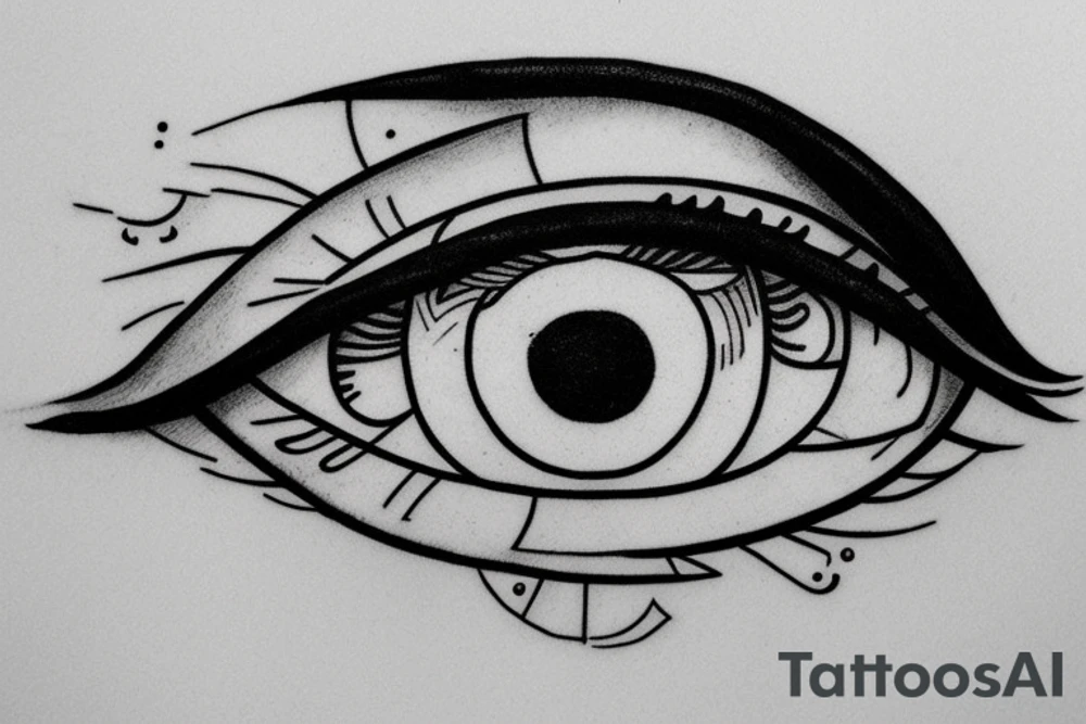 god eye tattoo idea
