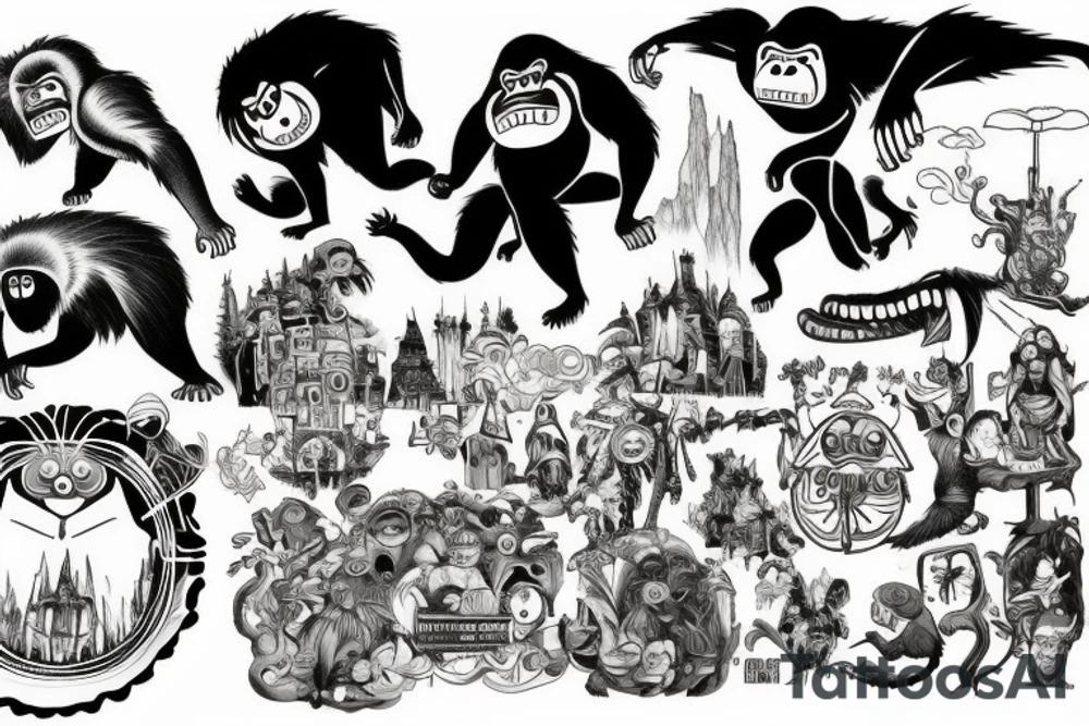 King kong tattoo idea