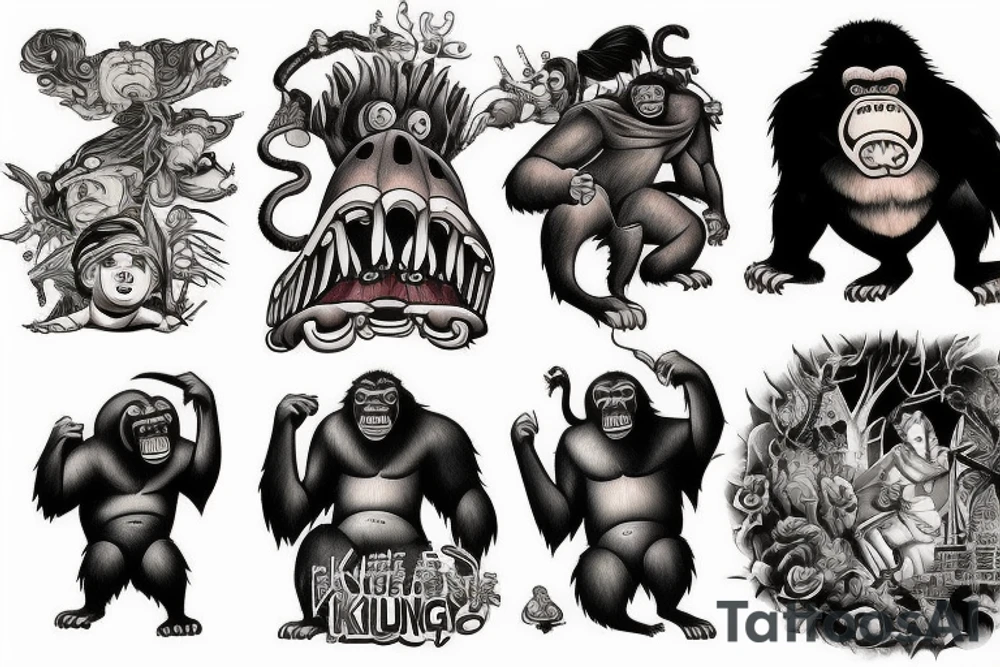 King kong tattoo idea