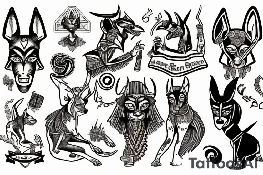 Anubis tattoo idea