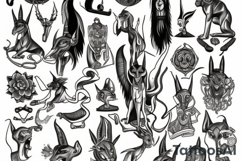 Anubis tattoo idea