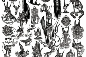 Anubis tattoo idea