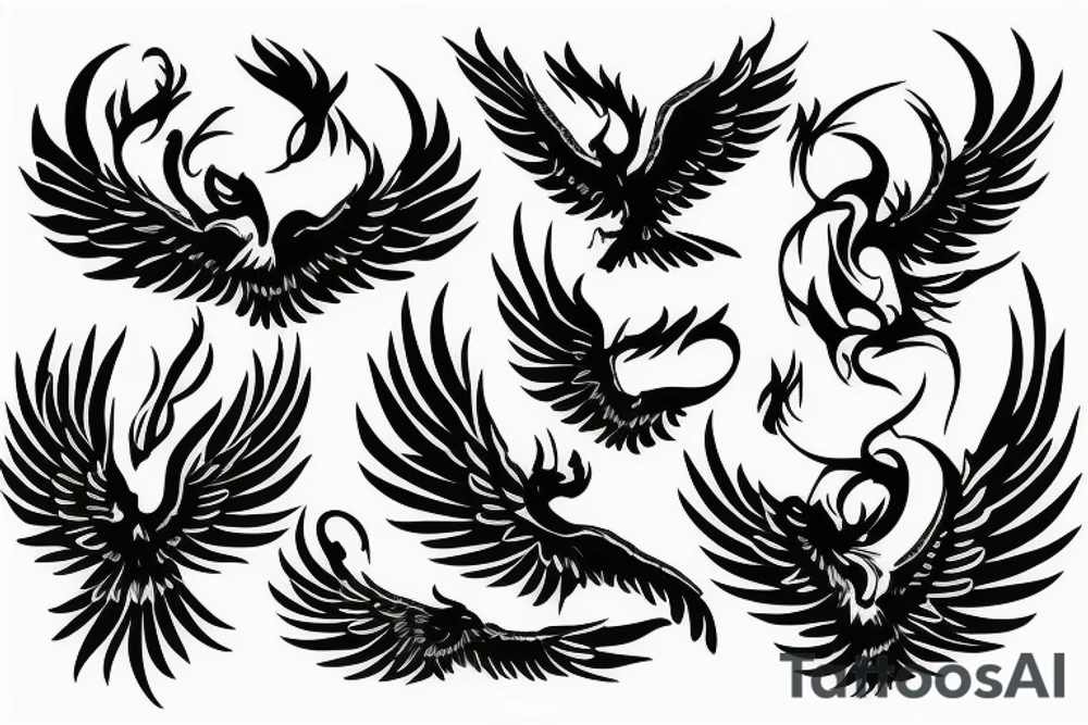 Phoenix tattoo idea
