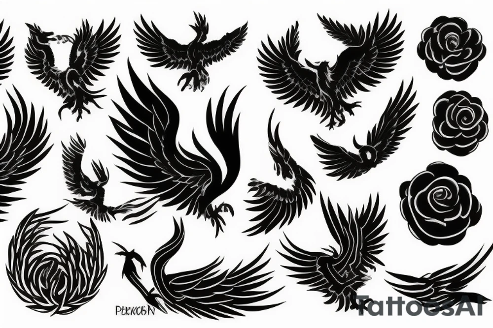 Phoenix tattoo idea