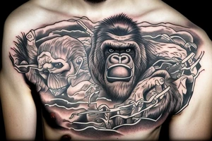 King kong tattoo idea