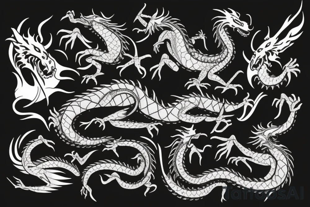 Dragon tattoo idea