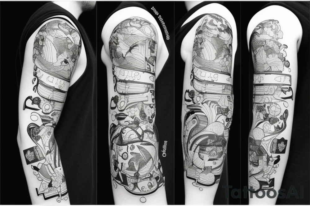 war and peace tattoo idea