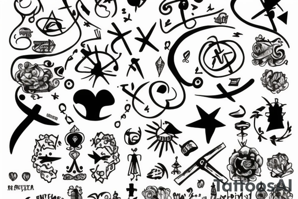 war and peace tattoo idea