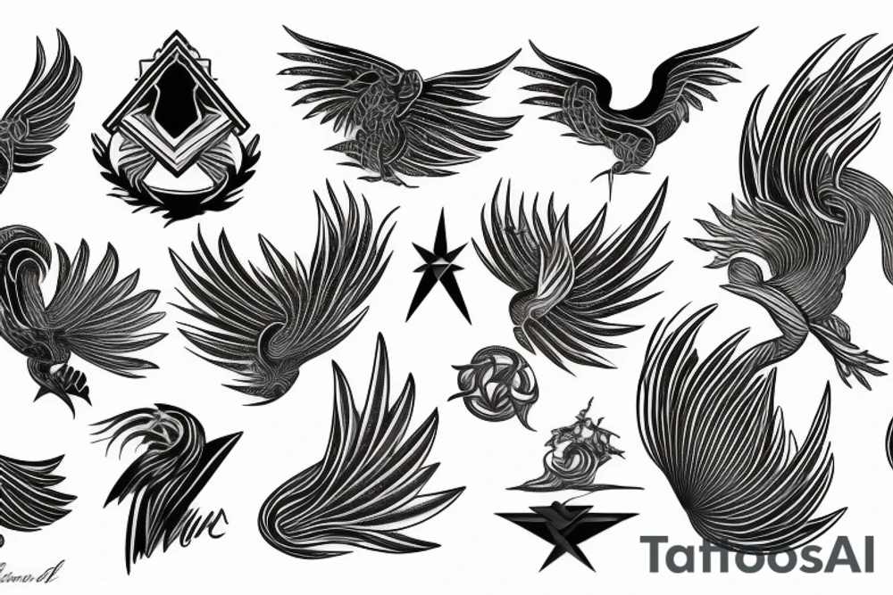 Phoenix tattoo idea