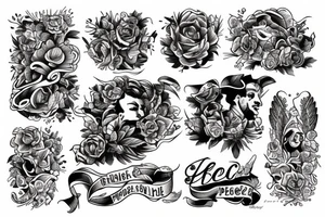war and peace tattoo idea