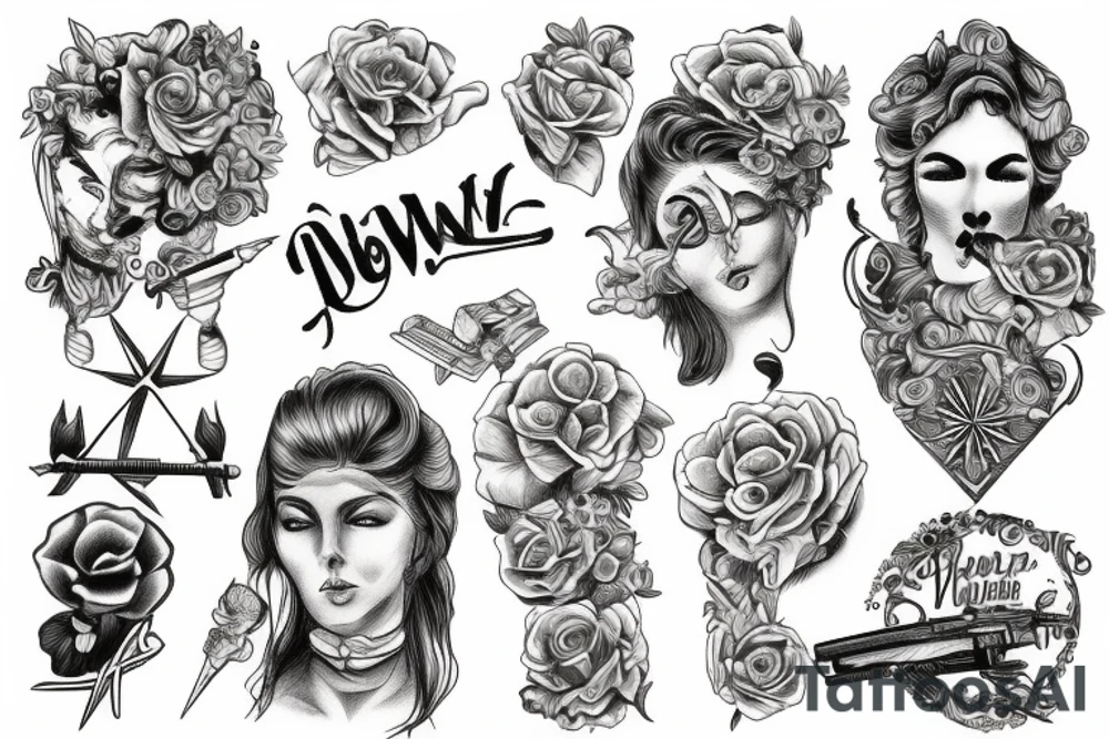 war and peace tattoo idea