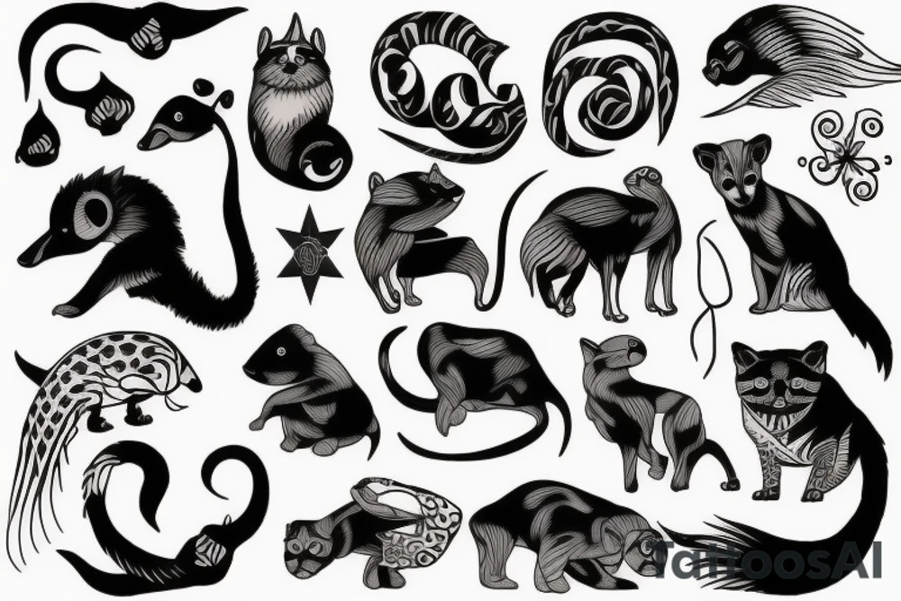 animals tattoo idea