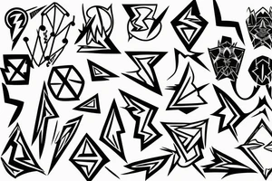lightning tattoo idea