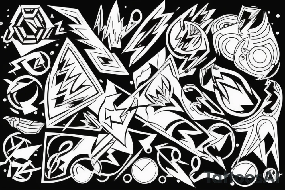 lightning tattoo idea