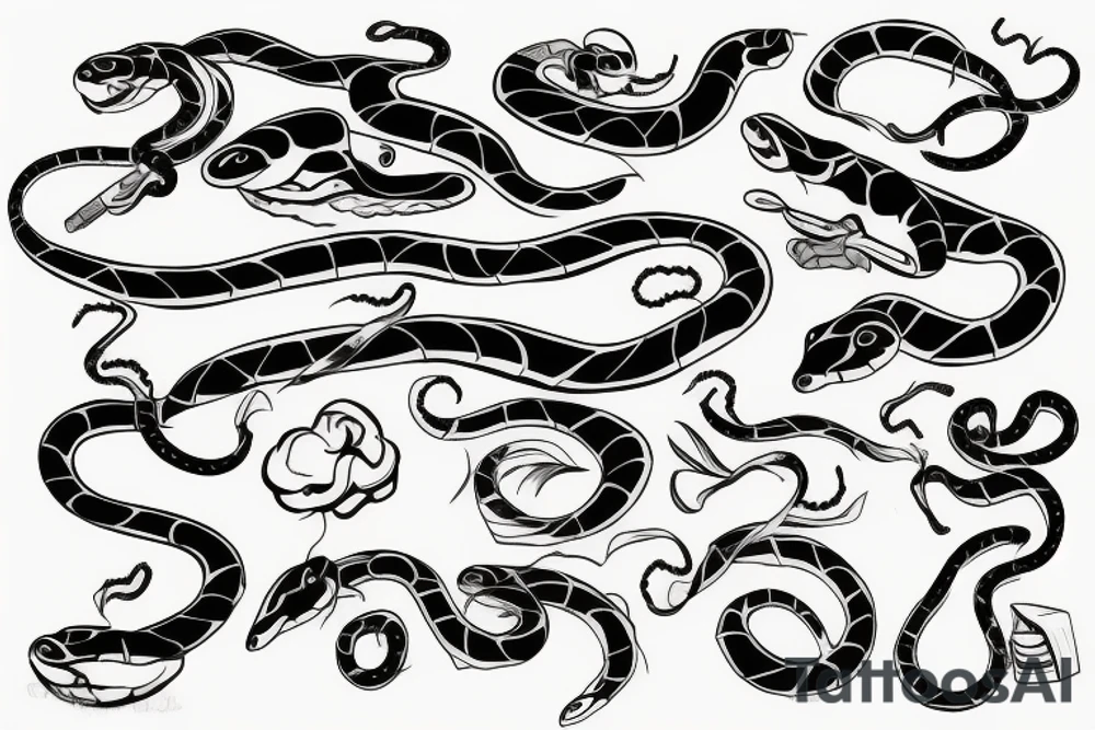 Snake tattoo idea