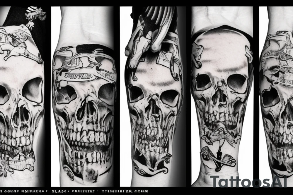 thrasher skateboard bones fuckingawesome tattoo idea