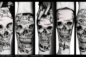 thrasher skateboard bones fuckingawesome tattoo idea