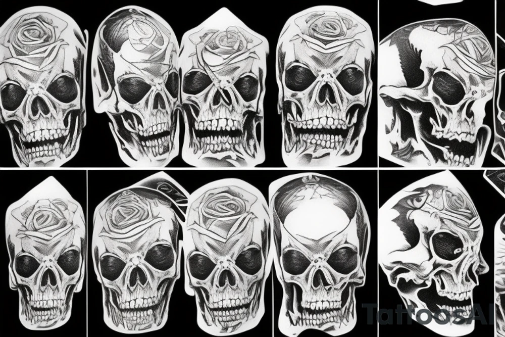 thrasher skateboard bones fuckingawesome tattoo idea