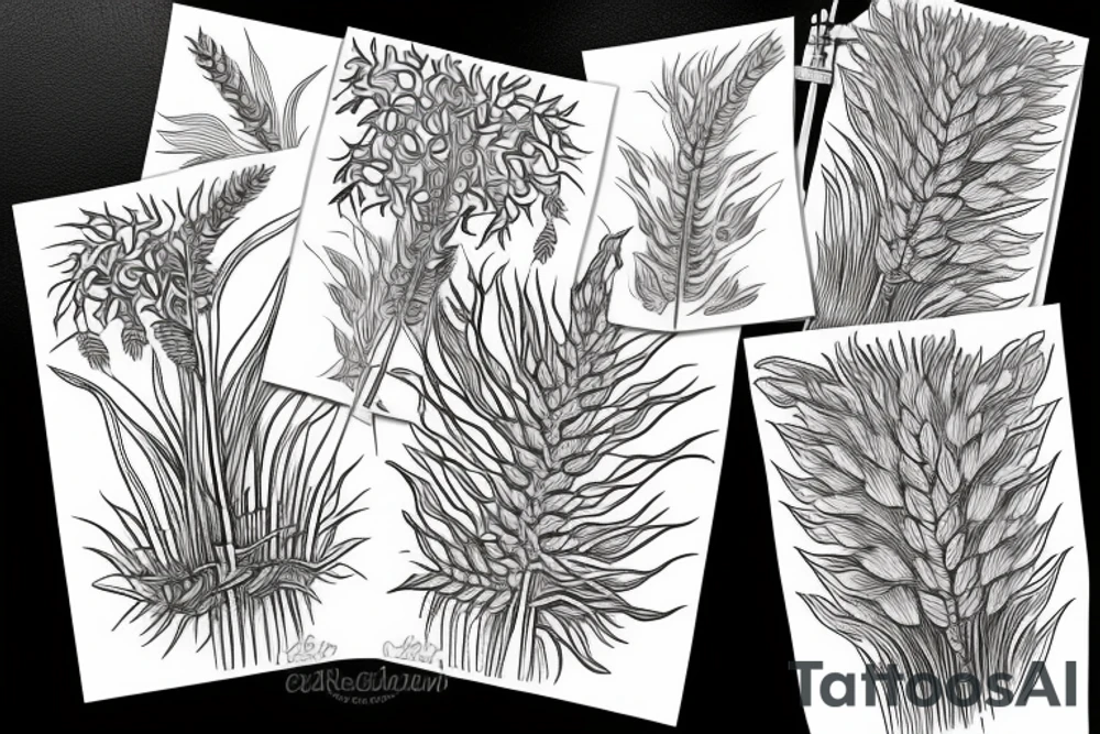 A wheat that grows every time in its own soil tattoo idea A wheat that grows every time in its own soil tattoo idea