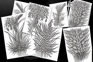 A wheat that grows every time in its own soil tattoo idea