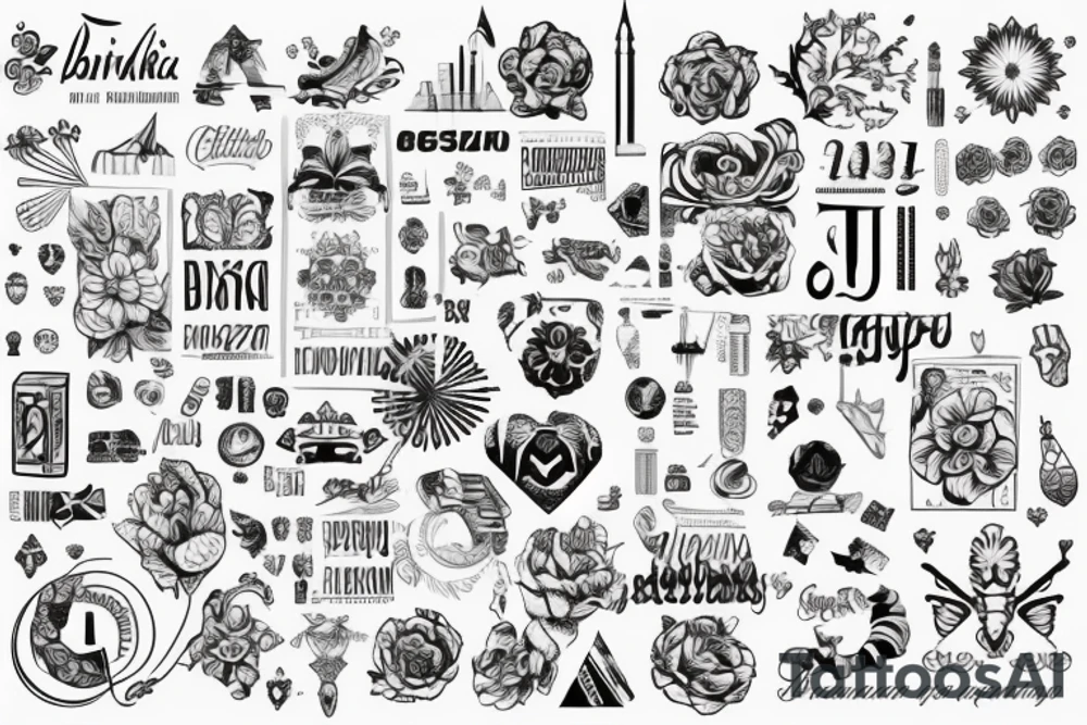 Two words “Люблю” and “Благодарю” on Cirillic font tattoo idea