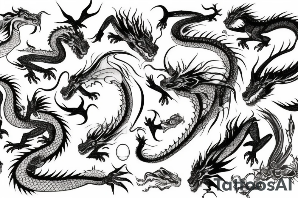 Dragon tattoo idea