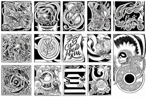 A cycle that has no end and always repeats itself tattoo idea