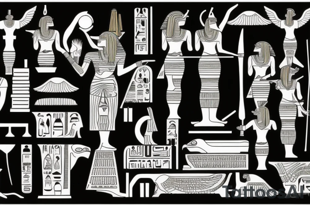 i like mythology of Egypt tattoo idea