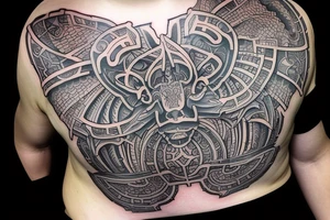 tatto must include trading candeles, crypto, bull, bear, exchange tattoo idea