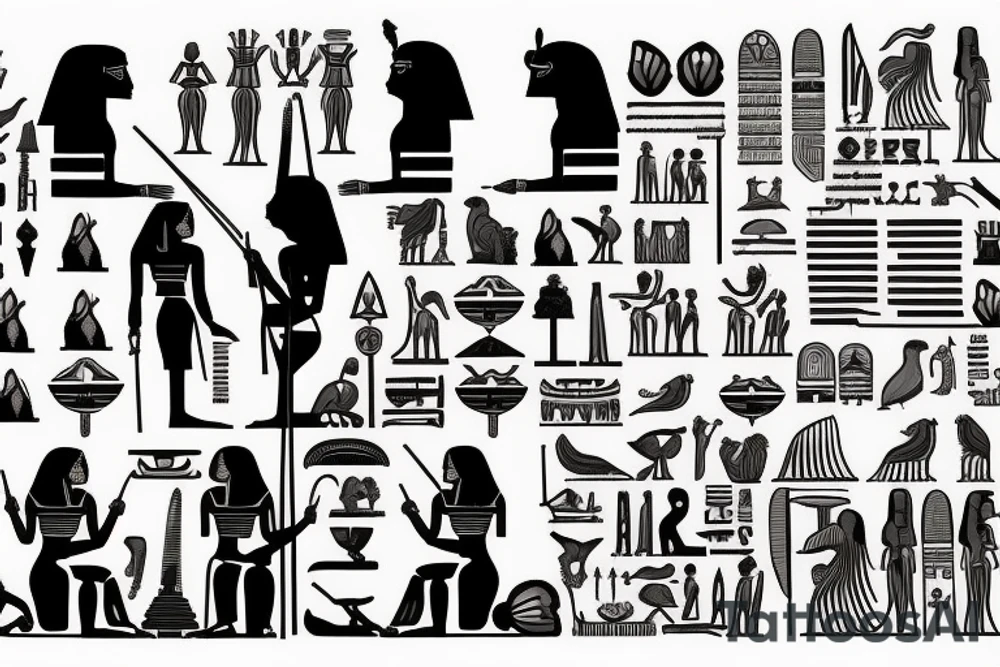 i like mythology of Egypt tattoo idea