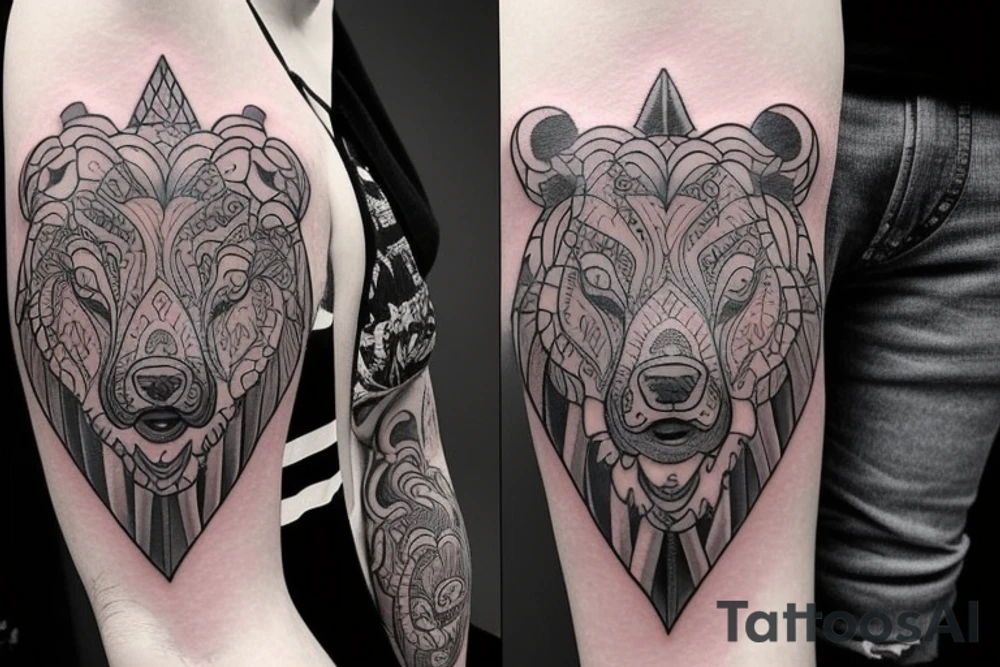tatto must include candeles, crypto, bull, bear, exchange, trading tattoo idea