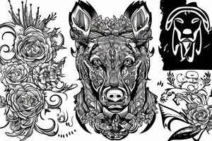 tatto must include candeles, crypto, bull, bear, exchange, trading tattoo idea