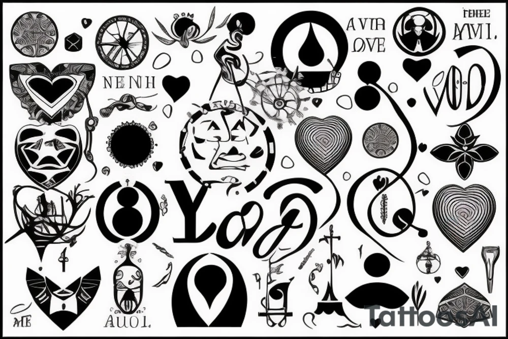 Love and Gratitude tattoo idea