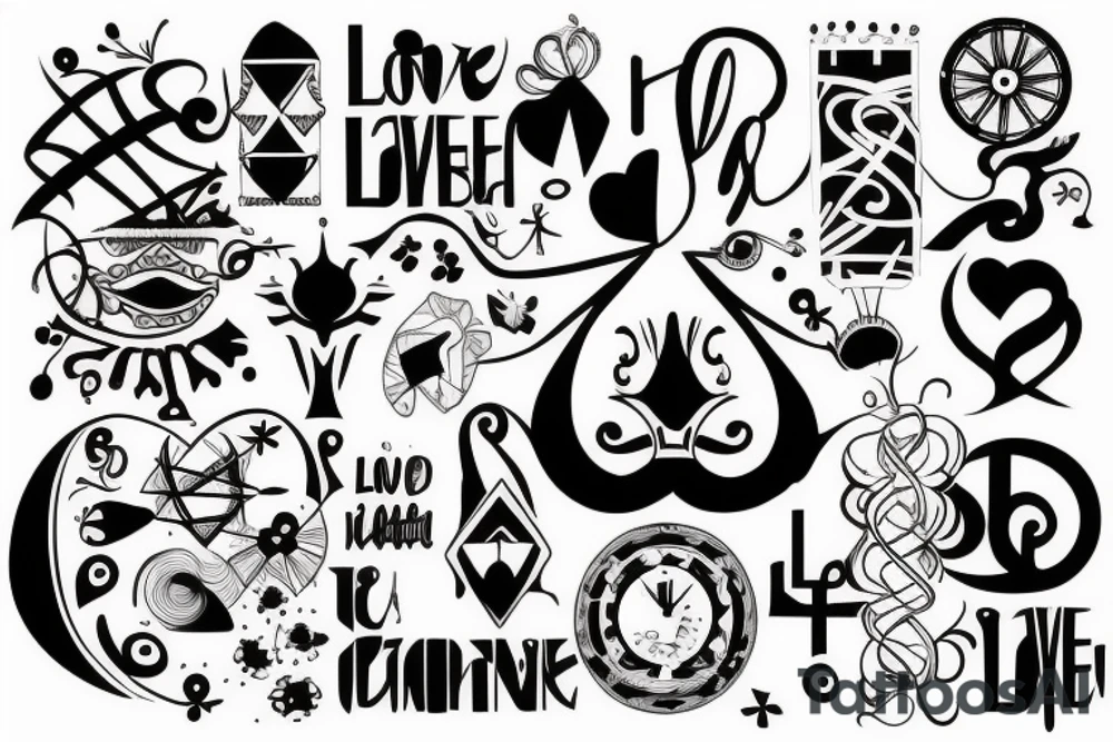 Love and Gratitude tattoo idea