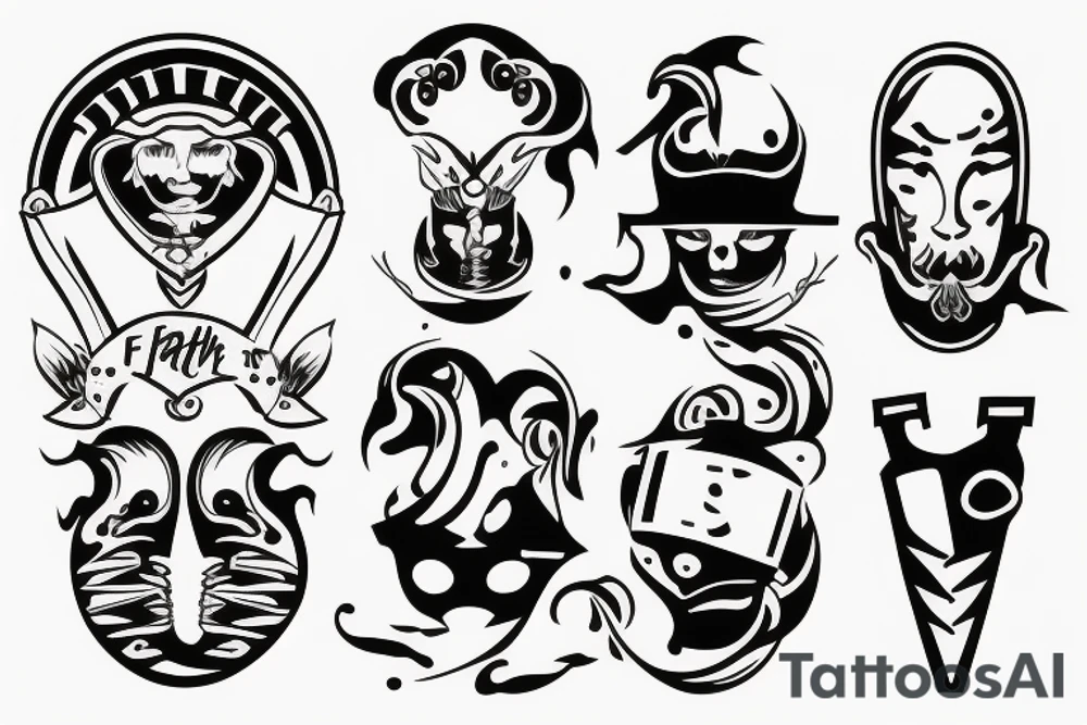 father and his boys tattoo idea
