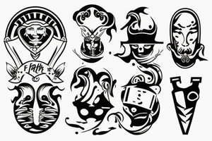 father and his boys tattoo idea