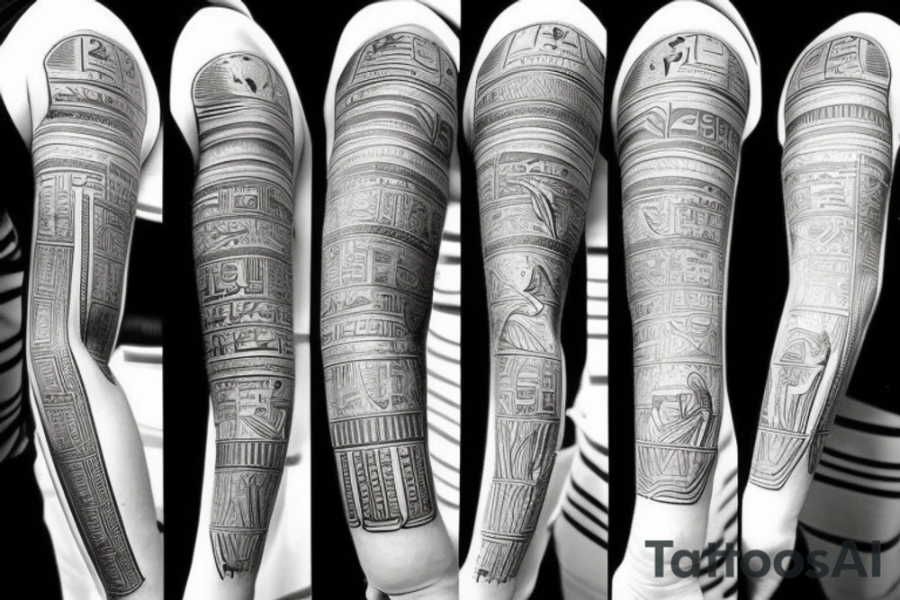 i like mythology of Egypt tattoo idea