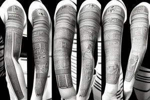 i like mythology of Egypt tattoo idea