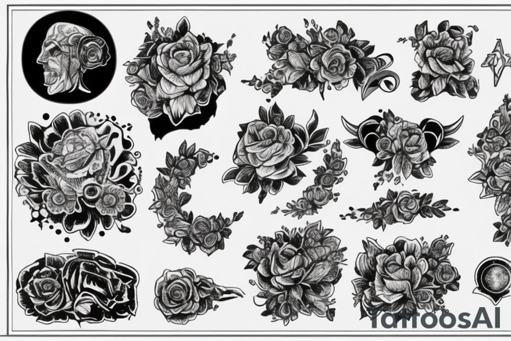 осьминог tattoo idea