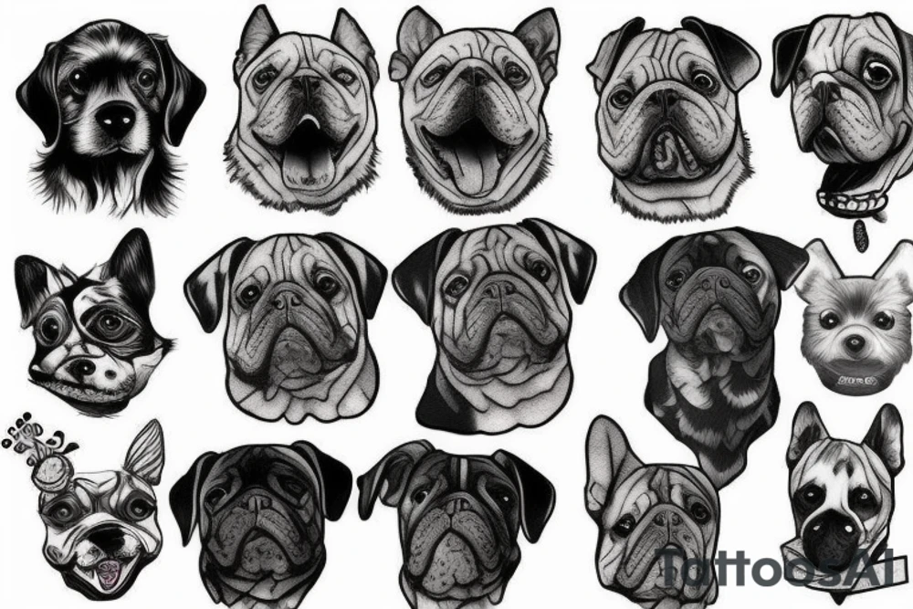 A dog tattoo idea