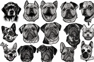 A dog tattoo idea